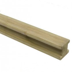 H slotted fence post