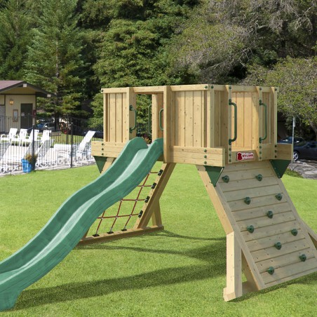 Commercial wooden playground Q1
