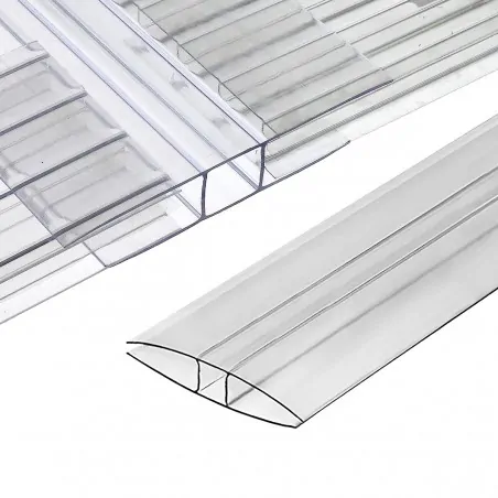Polycarbonate sheet Η profile 6mm PROFILE H 16mm |200cm