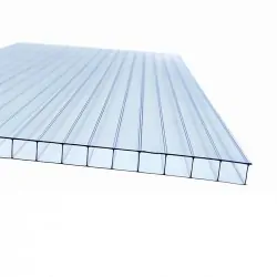 Polycarbonate sheet twin wall clear 6mm