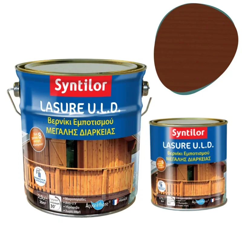 Wood varnish water-based - chene fonce