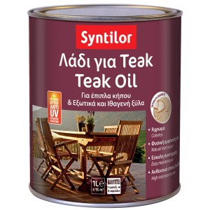 Teak exotic wood and furniture oil