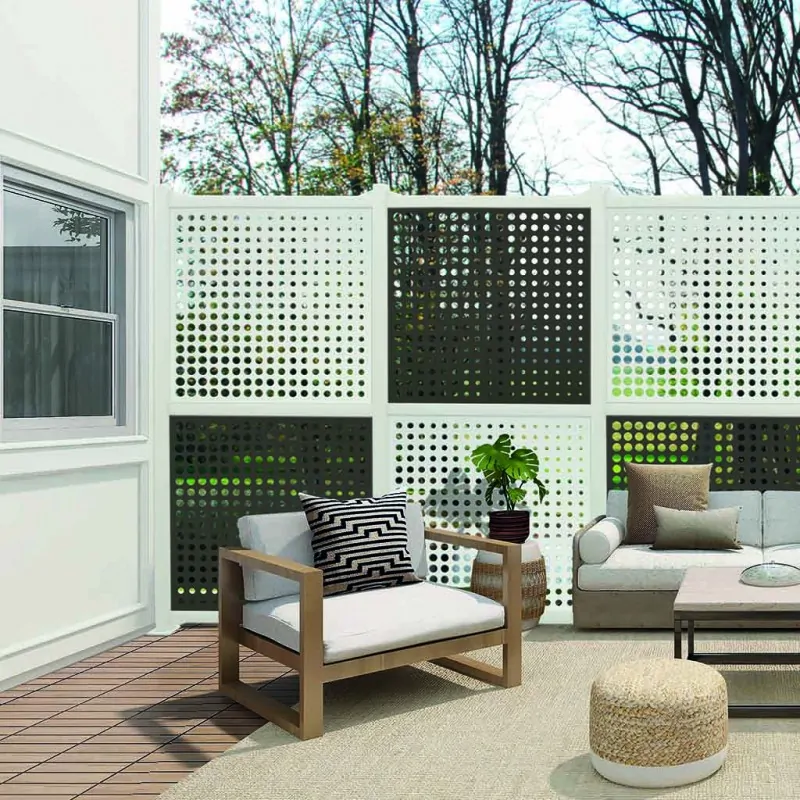Moon trellis 100 x 100cm - White