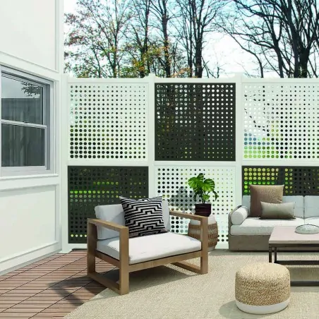 Moon trellis 100 x 100cm - White MOON TRELIS 100 x 100cm. - WHITE