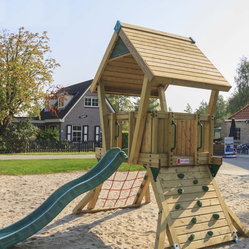 Commercial wooden playground