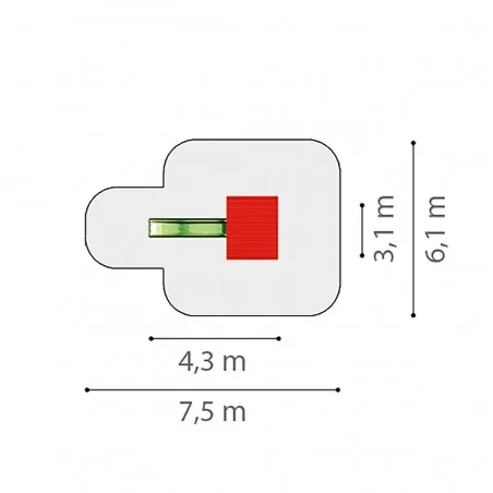 Commercial wooden playground Q2 Commercial wooden playground Q2