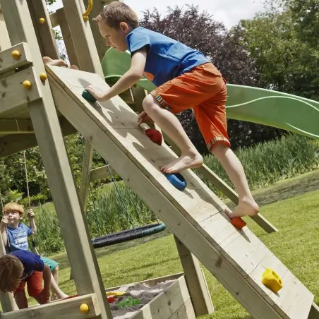 Wooden climbing rock wall 120(h) x 50cm