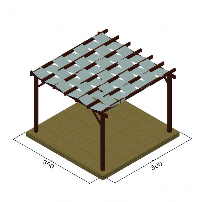 wooden pergola