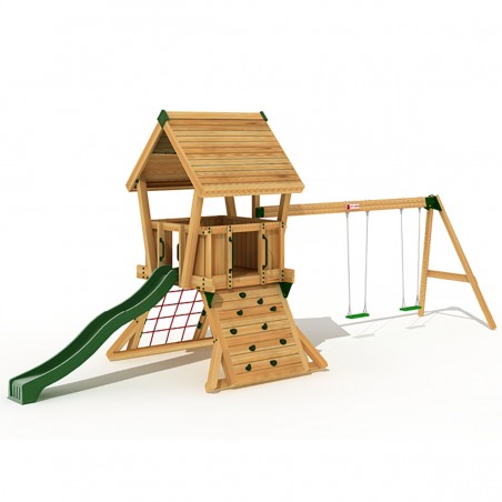 Commercial wooden playground Q2S