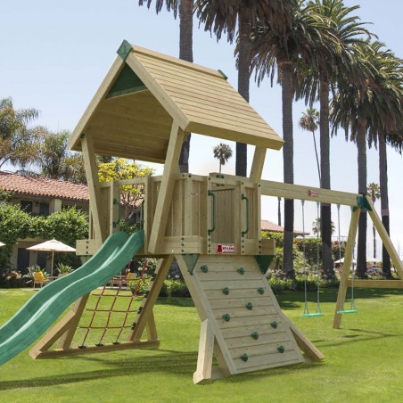 Commercial wooden playground Q2S