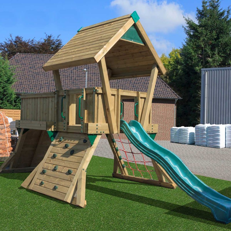 Commercial wooden playground