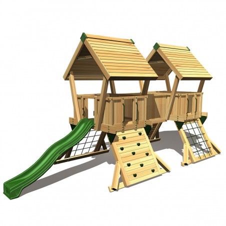 Commercial wooden playground Q4