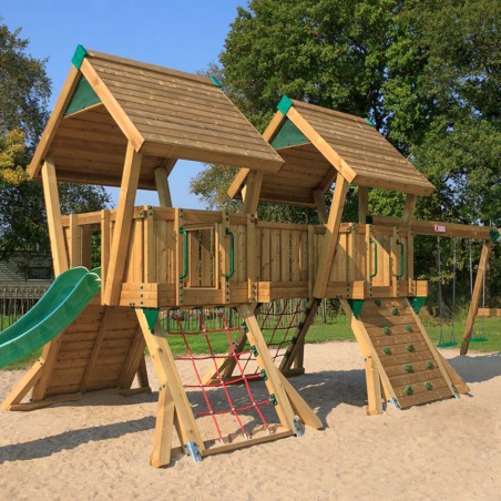 Commercial wooden playground Q4S