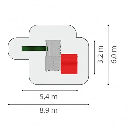Ξύλινη παιδική χαρά - Project 5 Παιδική Χαρά Επαγγελματικής Χρήσης - Project 5