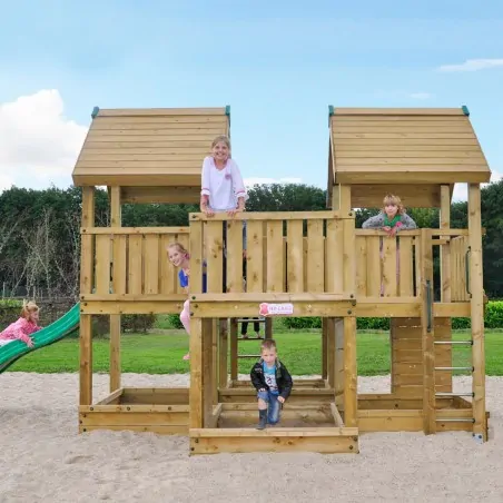 Commercial playground Project 7 Commercial Wooden Playground - Project 7