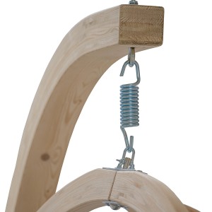 Screws and plates for double globo hanging chair