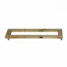 Rectangular planter base with wheels 30 x 60cm