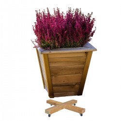 Square planter base with...