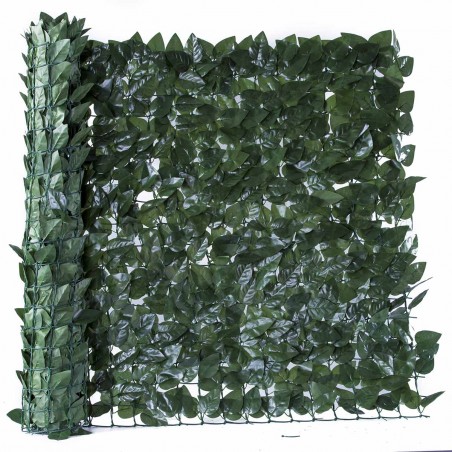 Φυλλωσιά συνθετική σε πλέγμα  πράσινο σκούρο