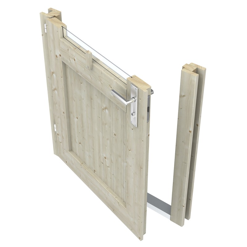 Wooden shingle door