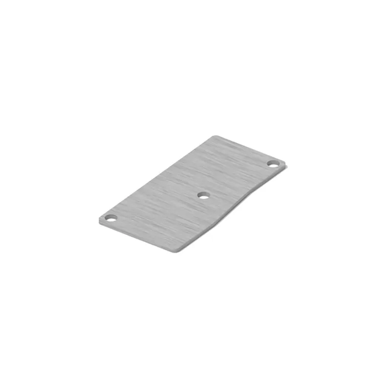 therrawood aluminum start post cap - mat inox