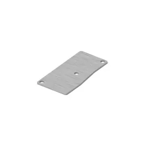 therrawood aluminum start post cap - mat inox