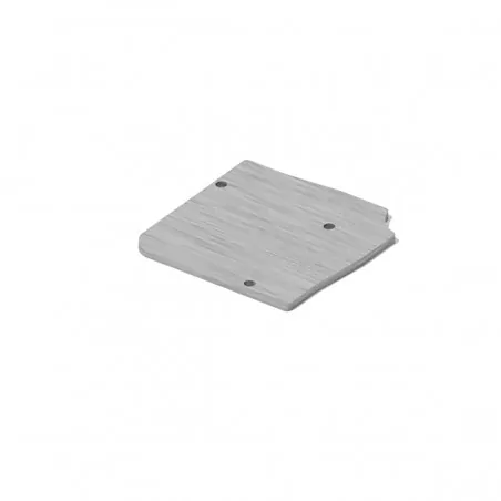 therrawood aluminum corner post cap - mat inox