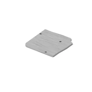 therrawood aluminum corner post cap - mat inox
