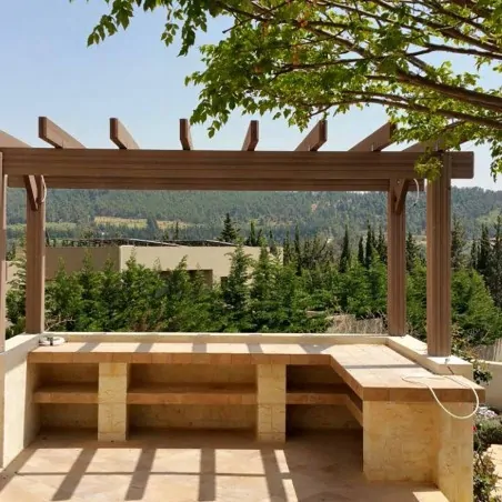 WPC pergola frame WPC pergola Frame| 300 x 300cm.