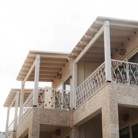 WPC wall profile pergola WPC Profile Wall Pergola | 300 x 300cm.