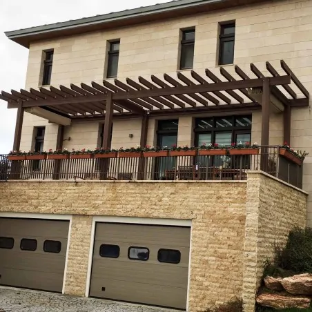 WPC wall pergola frame WPC Pergola Wall Frame | 300 x 300cm.