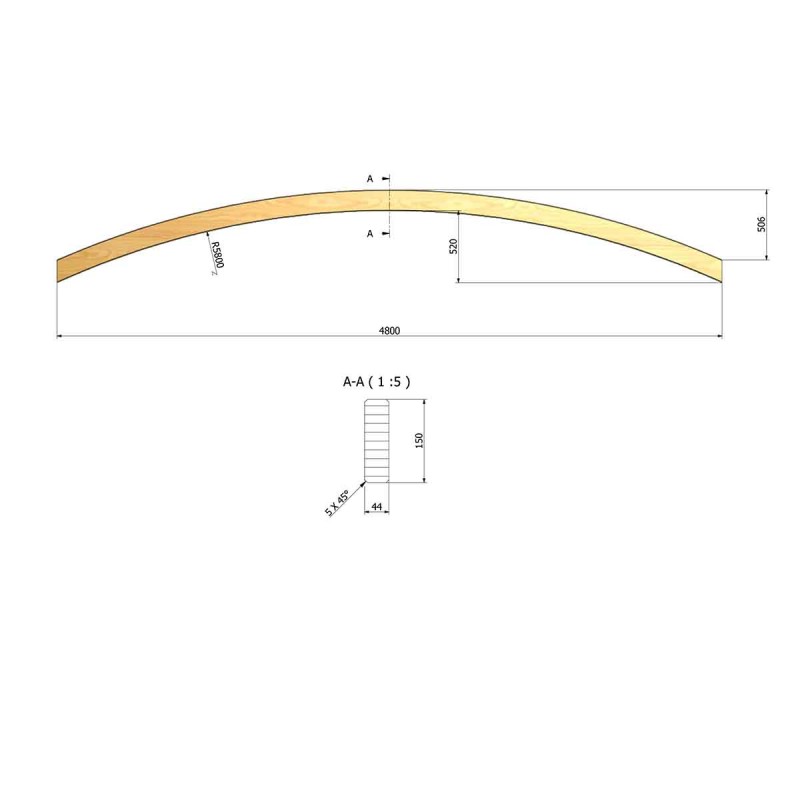 wooden arches for pergola construction