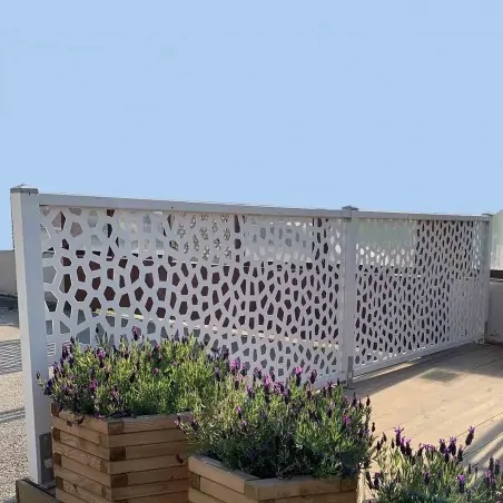 Δοκός επάνω-κάτω PP καφασωτά 4,5x7εκ. 4,5 x 7 x 96,5εκ. | λευκό 