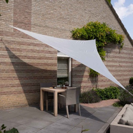 Waterproof shade sail triangle 4 x 4 x 4m