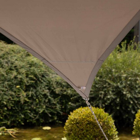 Waterproof shade sail triangle 4 x 4 x 4m