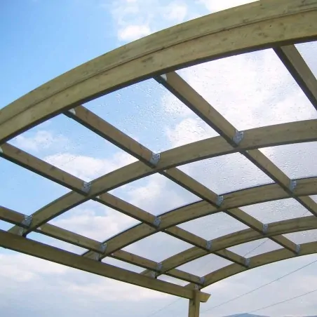 Solid polycarbonate sheet clear 4mm Polycarbonate sheet solid Clear 4mm |  205 x 305cm