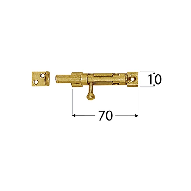 Door latch 7cm