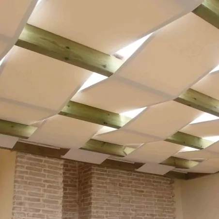 Pergola with fabric stripes 48,3cm - 300 x 300cm