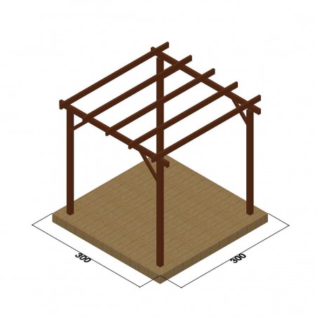 Pergola frame