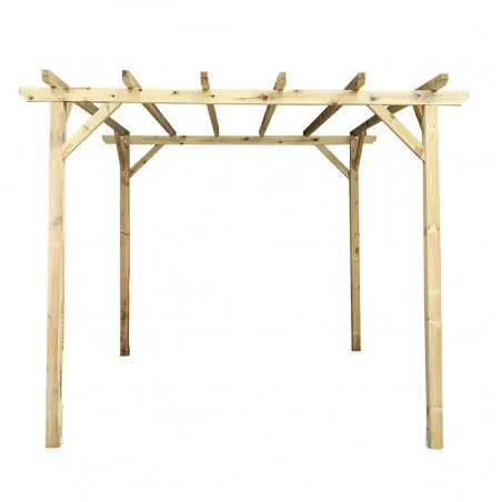 Ξύλινος σκελετός πέργκολας 300 x 300εκ.
