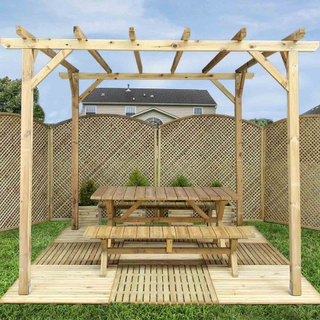 Pergola frame