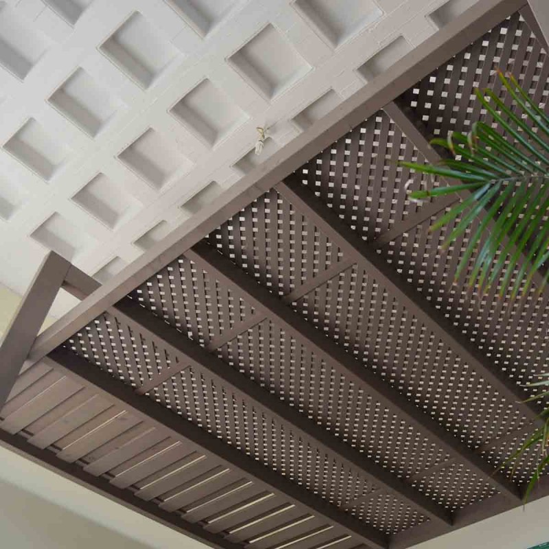 wooden pergola