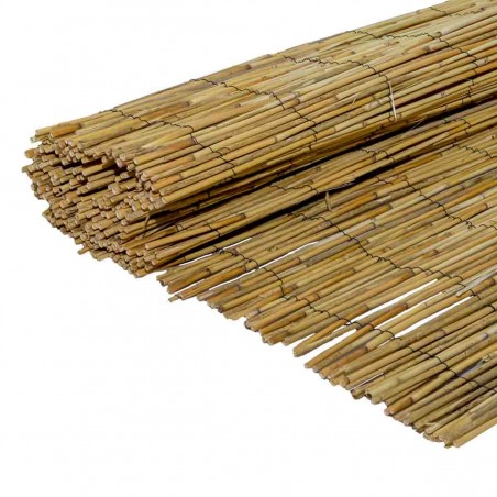 Peeled reed natural fencing