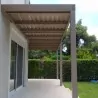 Wall double board wooden pergola 300 x 300cm
