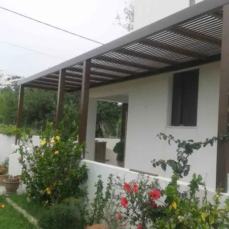 Wall pergola blinds 9,5cm 300 x 300cm