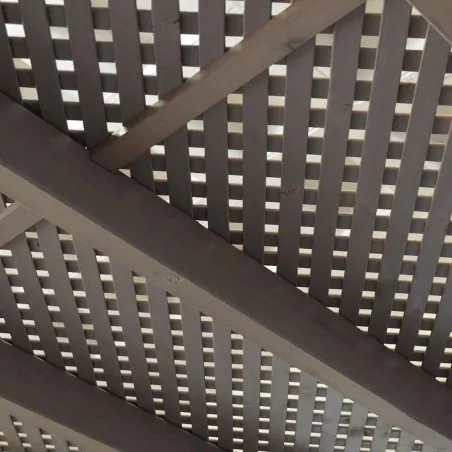 Wall privacy trellis pergola 300 x 300cm