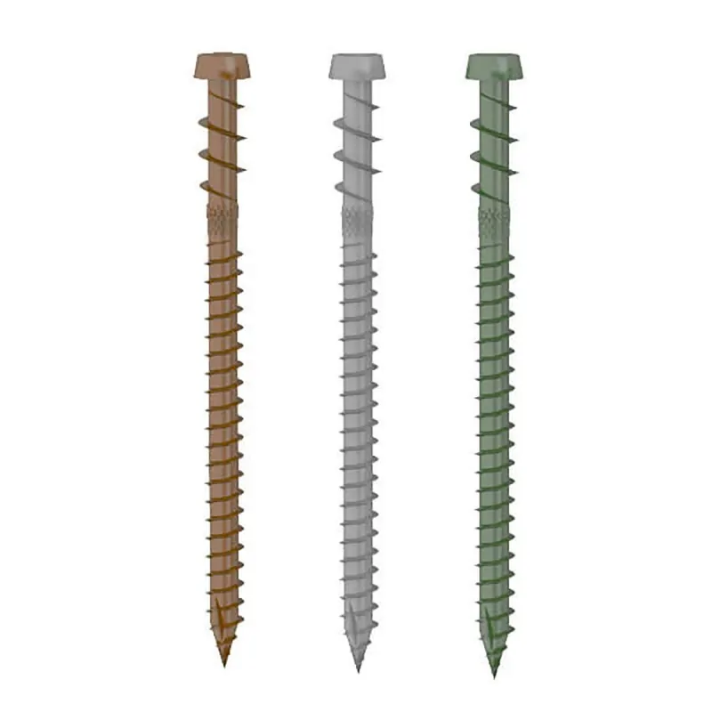 Cone-shaped concealed head screw