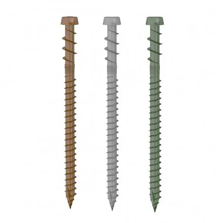 Cone-shaped concealed head screw Ø5 x 40mm - Brown