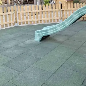 Rubber Tiles 40mm - 50x50 cm