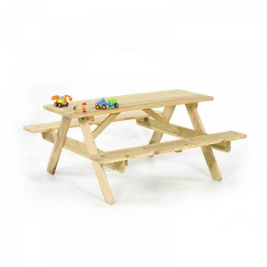 Ξύλινο παιδικό τραπέζι - πάγκος
